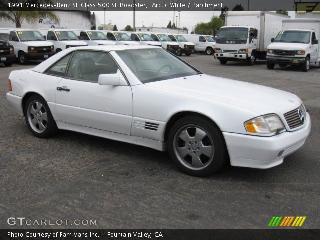 1991 Mercedes-Benz SL Class 500 SL Roadster in Arctic White