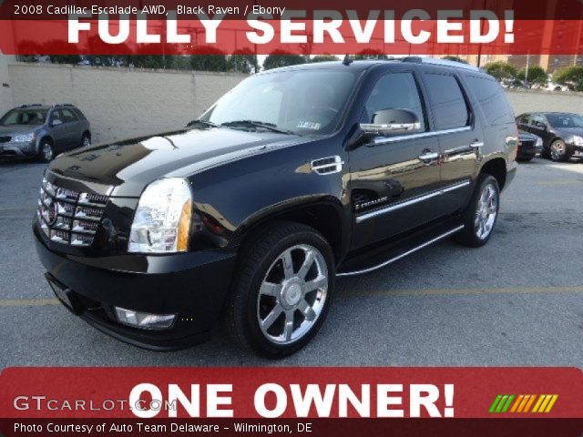 2008 Cadillac Escalade AWD in Black Raven