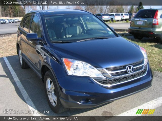 2010 Honda CR-V EX-L AWD in Royal Blue Pearl