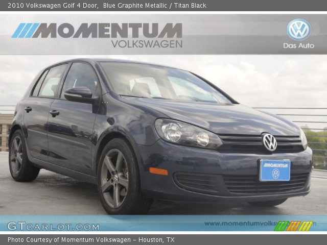 2010 Volkswagen Golf 4 Door in Blue Graphite Metallic