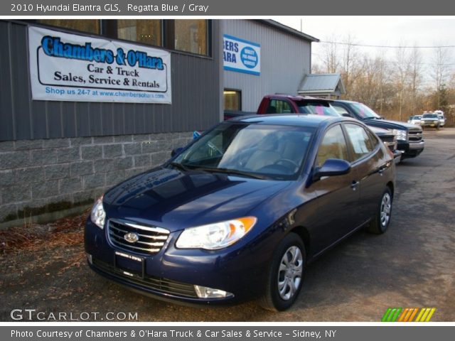 2010 Hyundai Elantra GLS in Regatta Blue