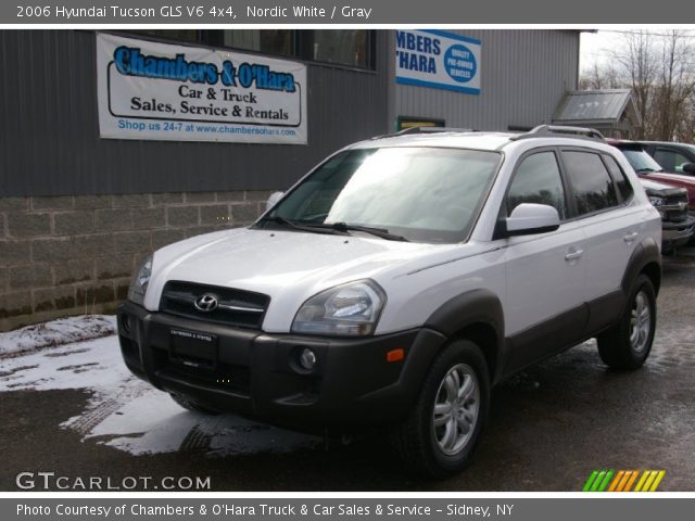 2006 Hyundai Tucson GLS V6 4x4 in Nordic White
