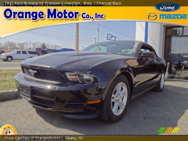 2012 Ford Mustang V6 Premium Convertible in Black