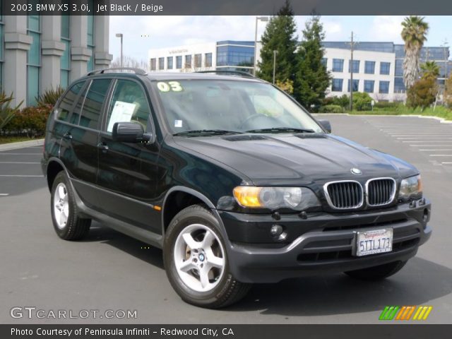 2003 BMW X5 3.0i in Jet Black
