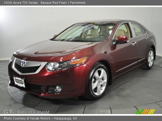 2009 Acura TSX Sedan in Basque Red Pearl