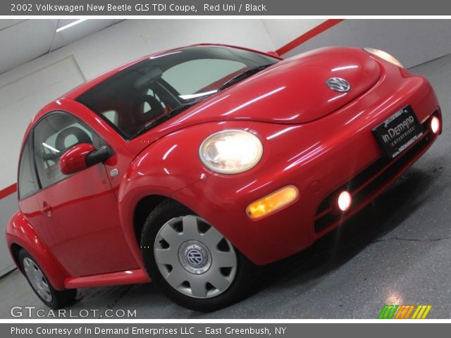 2002 Volkswagen New Beetle GLS TDI Coupe in Red Uni