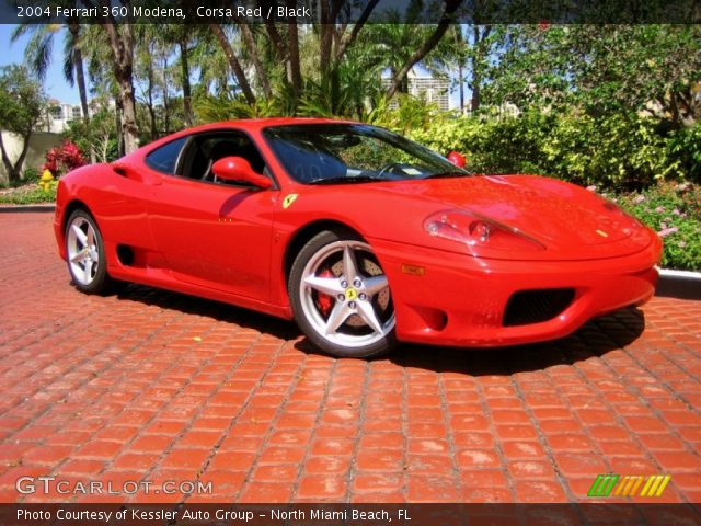 2004 Ferrari 360 Modena in Corsa Red