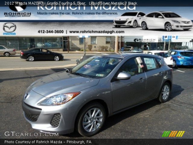 2012 Mazda MAZDA3 i Grand Touring 5 Door in Liquid Silver Metallic