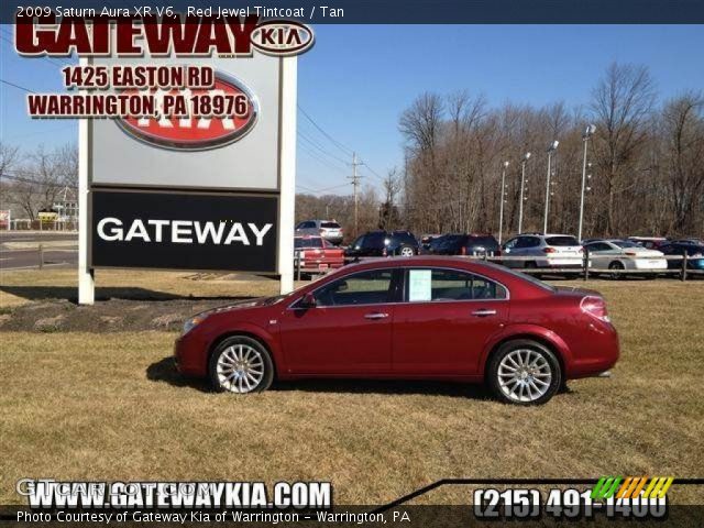 2009 Saturn Aura XR V6 in Red Jewel Tintcoat