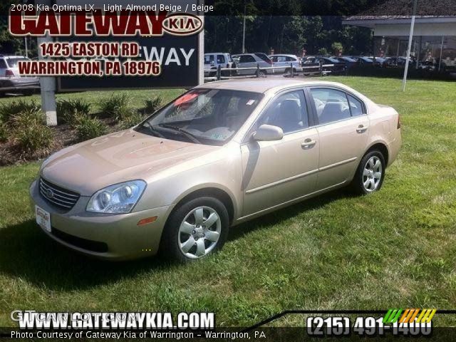 2008 Kia Optima LX in Light Almond Beige