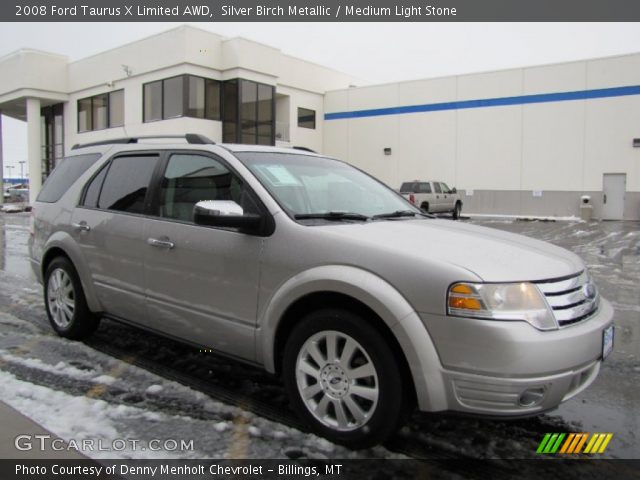 2008 Ford Taurus X Limited AWD in Silver Birch Metallic