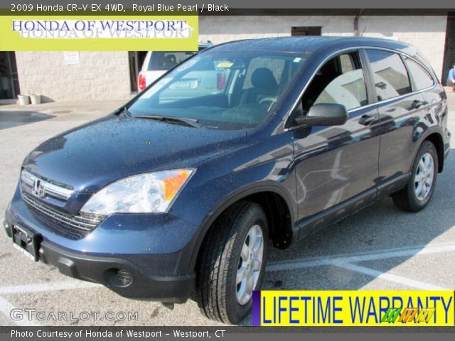 2009 Honda CR-V EX 4WD in Royal Blue Pearl
