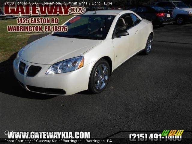 2009 Pontiac G6 GT Convertible in Summit White