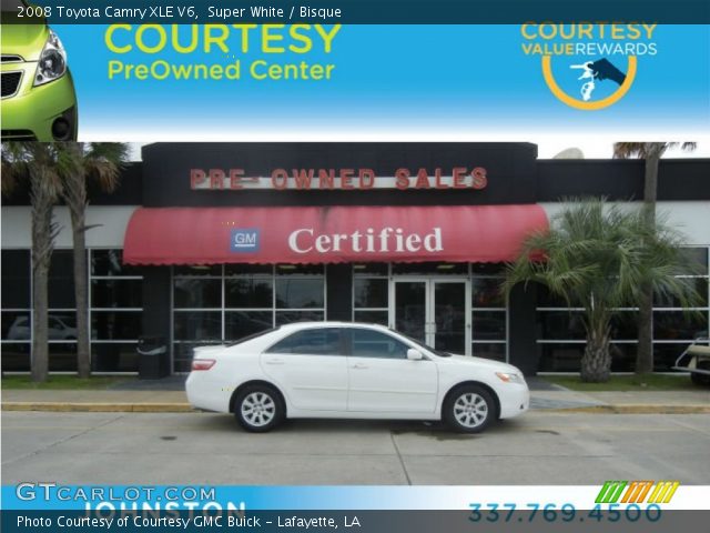 2008 Toyota Camry XLE V6 in Super White