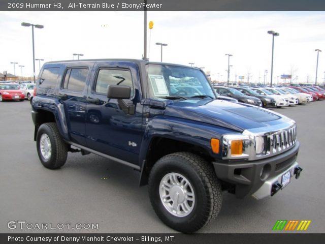 2009 Hummer H3  in All-Terrain Blue