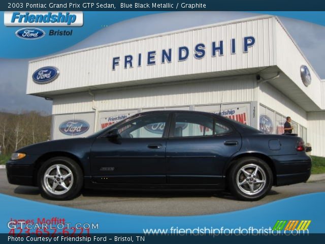 2003 Pontiac Grand Prix GTP Sedan in Blue Black Metallic