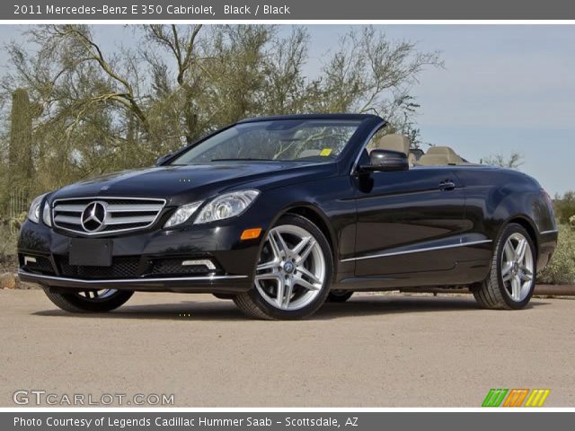 2011 Mercedes-Benz E 350 Cabriolet in Black