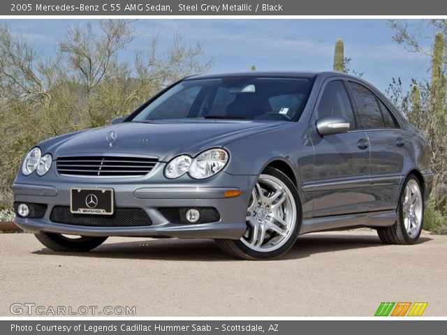 2005 Mercedes-Benz C 55 AMG Sedan in Steel Grey Metallic