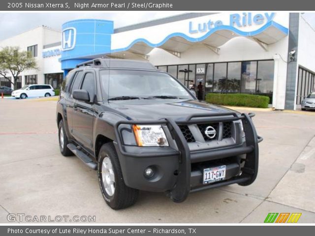 2005 Nissan Xterra S in Night Armor Pearl