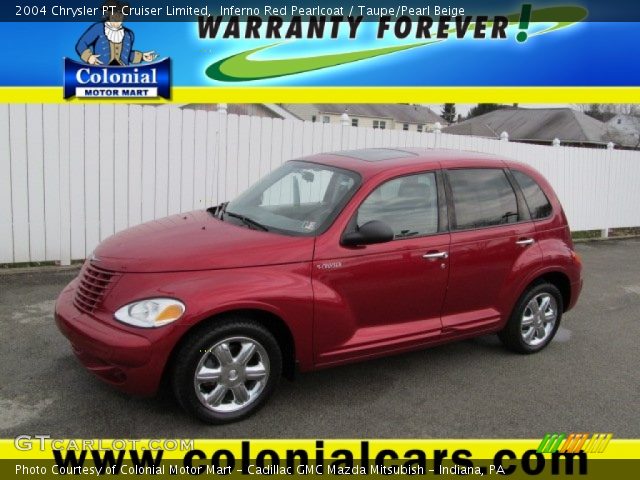 2004 Chrysler PT Cruiser Limited in Inferno Red Pearlcoat