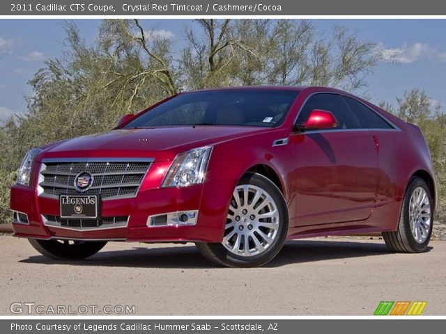 2011 Cadillac CTS Coupe in Crystal Red Tintcoat