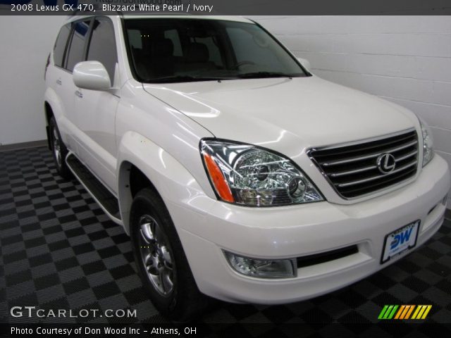 2008 Lexus GX 470 in Blizzard White Pearl