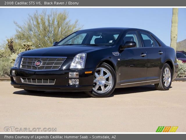 2008 Cadillac STS V6 in Black Raven