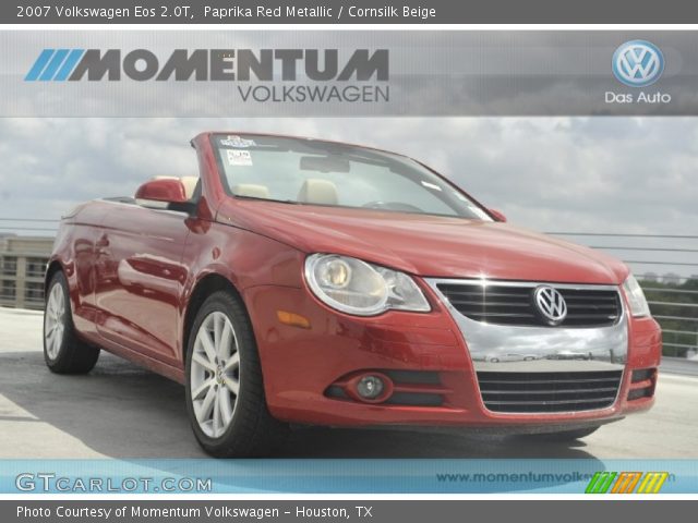 2007 Volkswagen Eos 2.0T in Paprika Red Metallic