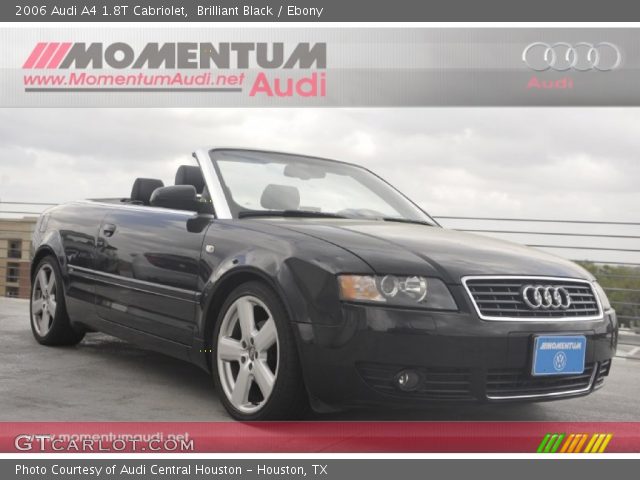 2006 Audi A4 1.8T Cabriolet in Brilliant Black