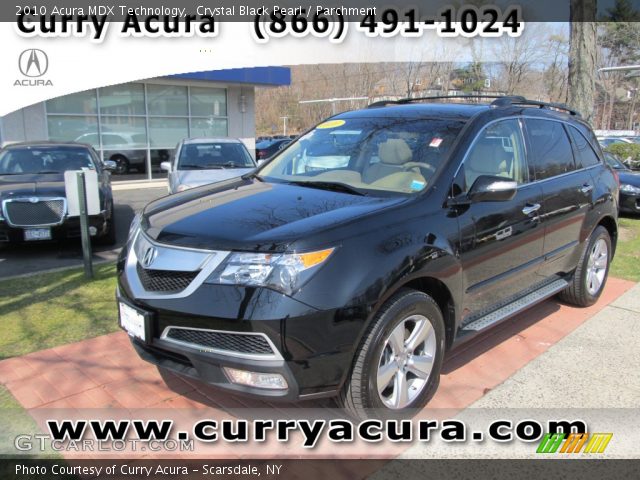 2010 Acura MDX Technology in Crystal Black Pearl