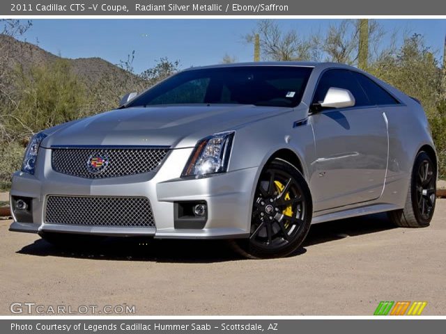 2011 Cadillac CTS -V Coupe in Radiant Silver Metallic