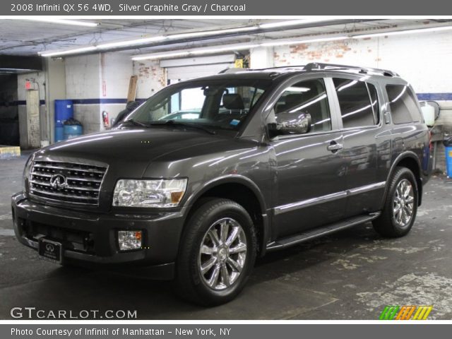 2008 Infiniti QX 56 4WD in Silver Graphite Gray