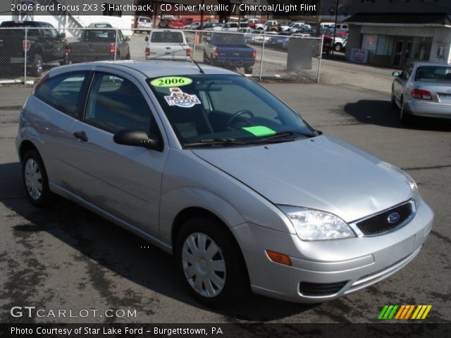 2006 Ford Focus ZX3 S Hatchback in CD Silver Metallic