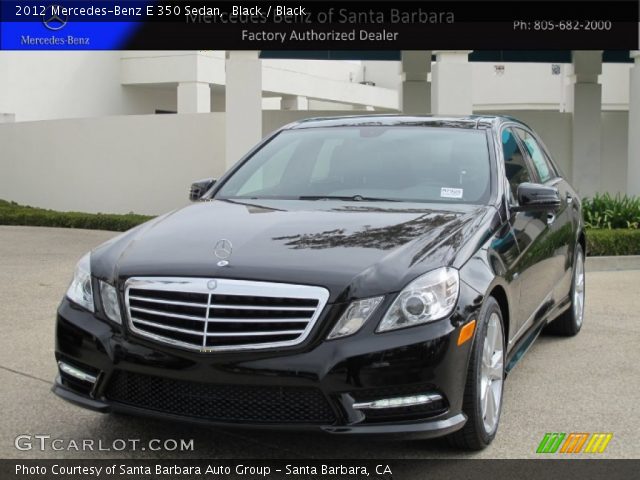 2012 Mercedes-Benz E 350 Sedan in Black
