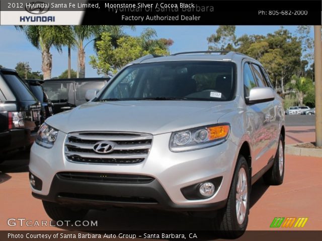 2012 Hyundai Santa Fe Limited in Moonstone Silver