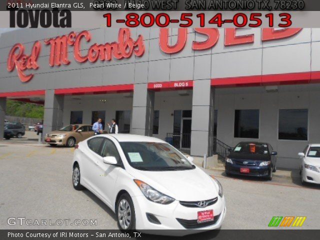 2011 Hyundai Elantra GLS in Pearl White
