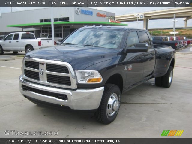 2012 Dodge Ram 3500 HD ST Crew Cab 4x4 Dually in Midnight Blue Pearl