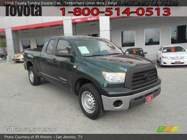 2008 Toyota Tundra Double Cab in Timberland Green Mica