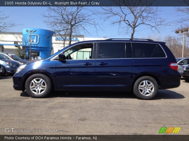 2005 Honda Odyssey EX-L in Midnight Blue Pearl