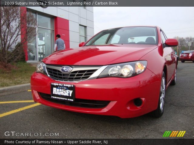 2009 Subaru Impreza 2.5i Sedan in Lightning Red