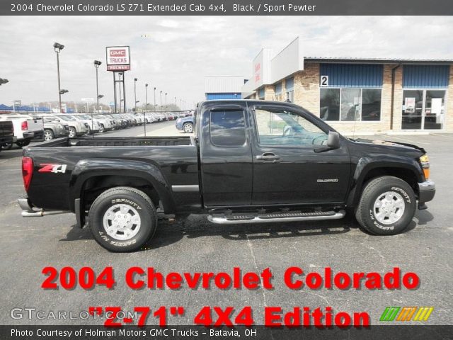 2004 Chevrolet Colorado LS Z71 Extended Cab 4x4 in Black