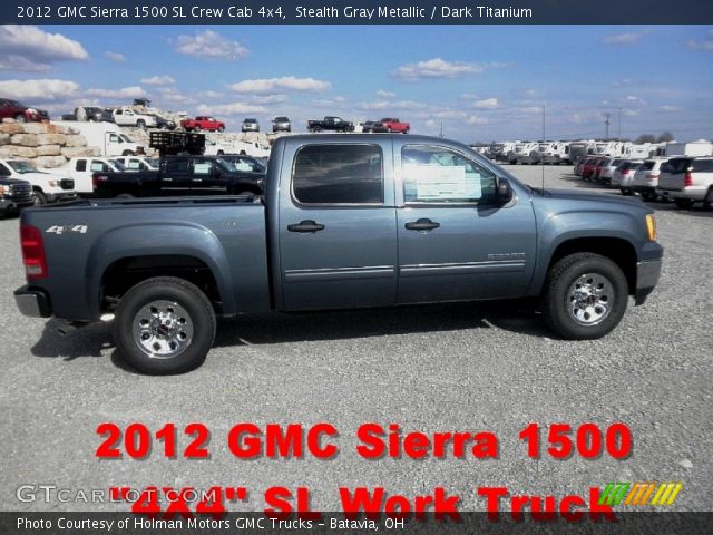 2012 GMC Sierra 1500 SL Crew Cab 4x4 in Stealth Gray Metallic