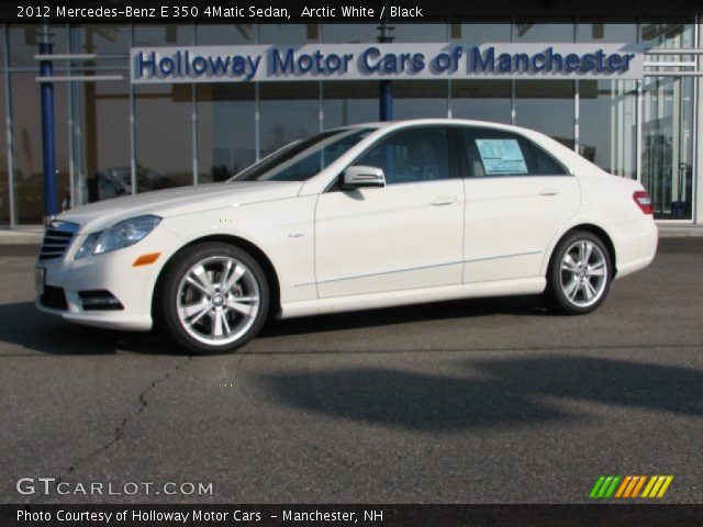 2012 Mercedes-Benz E 350 4Matic Sedan in Arctic White