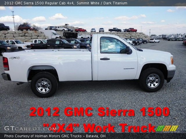 2012 GMC Sierra 1500 Regular Cab 4x4 in Summit White