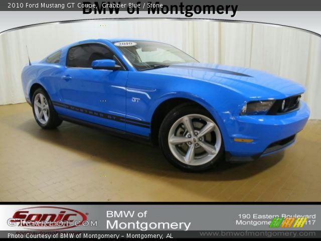 2010 Ford Mustang GT Coupe in Grabber Blue
