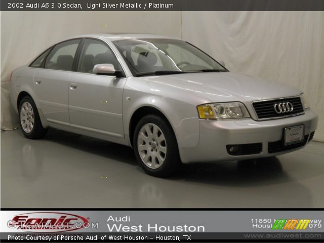 2002 Audi A6 3.0 Sedan in Light Silver Metallic