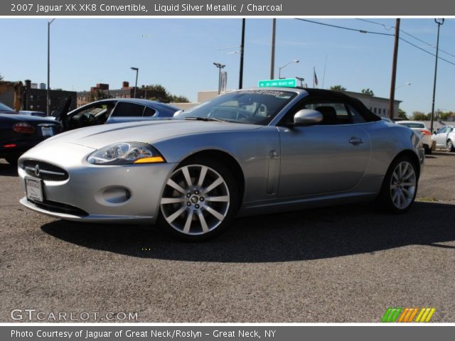 2007 Jaguar XK XK8 Convertible in Liquid Silver Metallic