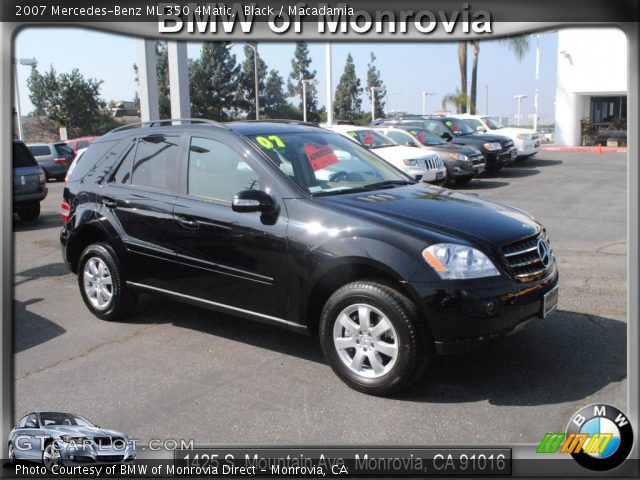 2007 Mercedes-Benz ML 350 4Matic in Black