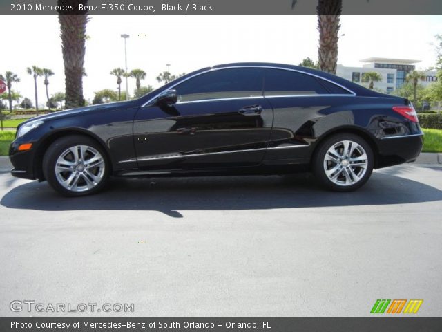 2010 Mercedes-Benz E 350 Coupe in Black