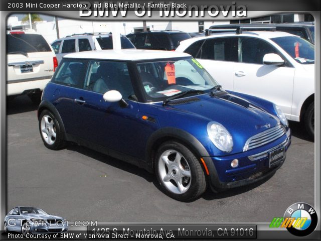 2003 Mini Cooper Hardtop in Indi Blue Metallic